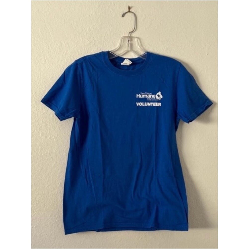 Blue San Diego Humane Society Volunteer T-Shirt